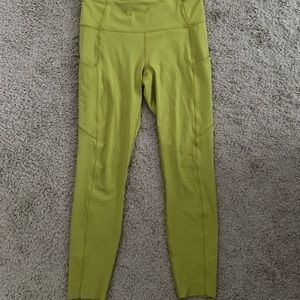 Lululemon fast and free tight in golden raisin